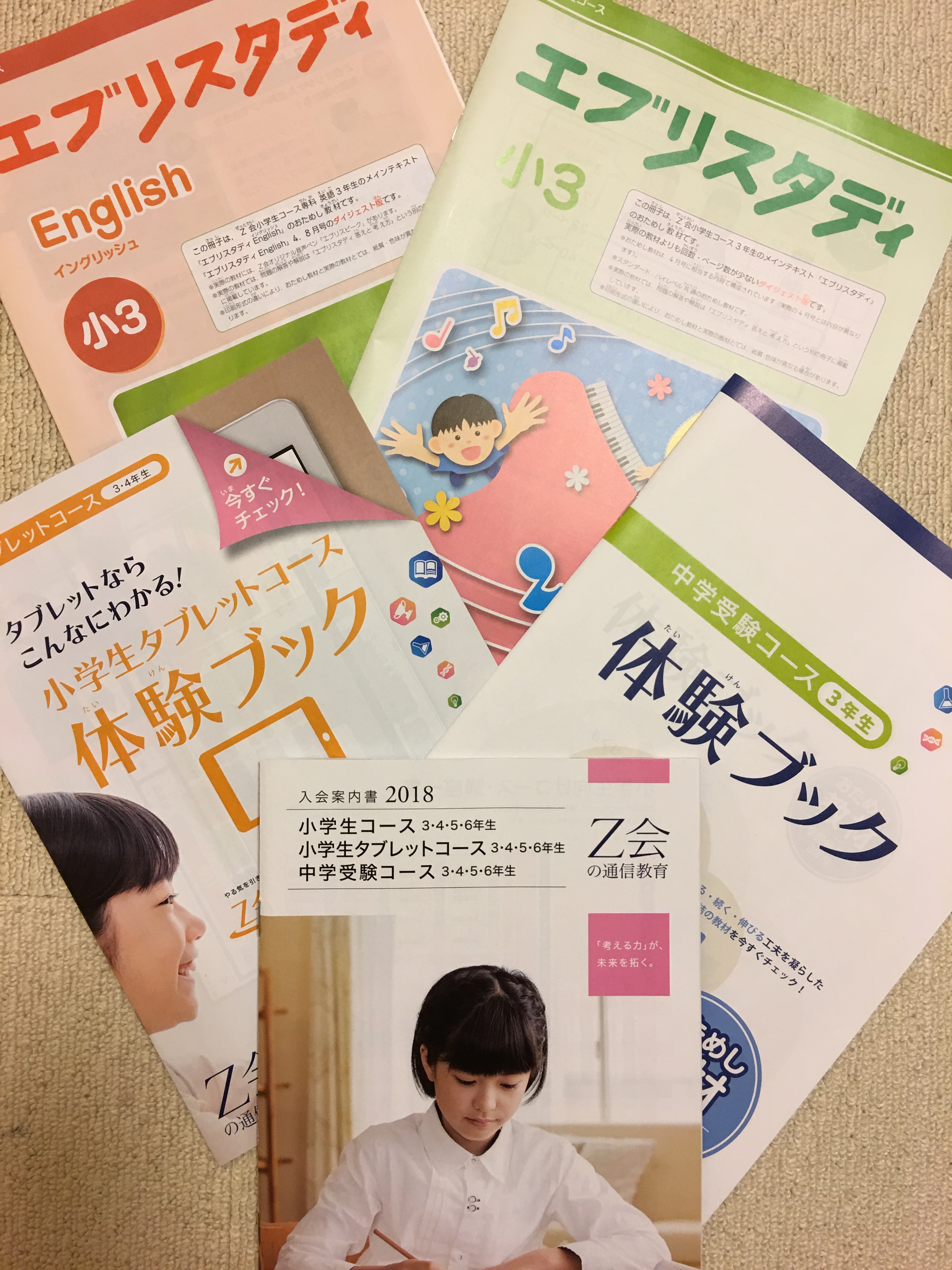 Z会小学3年生おためし教材が届いたよ | ちくちくねっと